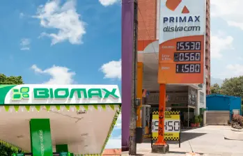 Estaciones de servicio independientes advirtieron que la integración entre Biomax y Primax podría acelerar la concentración del mercado de combustibles en Colombia. FOTO COLPRENSA Y EL COLOMBIANO 