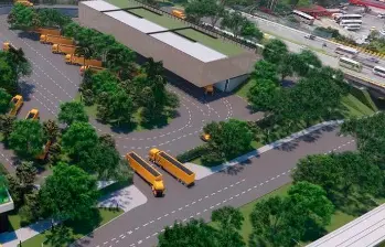 Así quedará la Estación de Transferencia de Residuos que se proyecta en el norte de la ciudad. IMAGEN CORTESÍA EMVARIAS