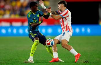 El futbolista Yáser Asprilla fue uno de los jugadores que mejor rendimiento mostró contra la Selección de Paraguay. Foto: Getty