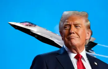 El presidente Donald Trump, de Estados Unidos, ordenó el despliegue militar en el mar Caribe. FOTO AFP