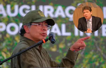 El presidente Gustavo Petro hizo calificaciones despectivas contra el dirigente gremial. FOTO COLPRENSA Y CORTESÍA