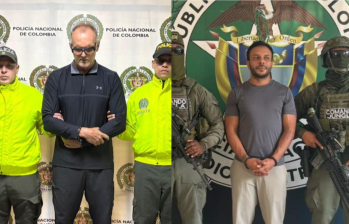 Los neerlandeses fueron capturados gracias a una operación de inteligencia de la Dirección Especializada contra el Narcotráfico y de la Policía Nacional. Fotos: cortesía Fiscalía.