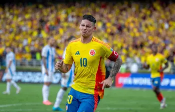 James Rodríguez disputará con Colombia su tercer Mundial de fútbol de mayores. FOTO JUAN ANTONIO SÁNCHEZ