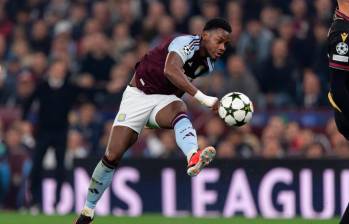 Jhon Jáder Durán ha marcado gol en dos de los cinco partidos que ha disputado Aston Villa hasta el momento en la actual Champions League. FOTO: GETTY