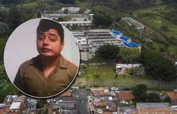 Alias “Pocho” fue trasladado de la Cárcel de Itagüí después de la polémica fiesta. Foto: EL COLOMBIANO y cortesía.