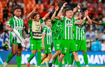 Atlético Nacional ha jugado 8 partidos como local en la Liga Betplay: ganó 7 y empató 1. FOTO: JUAN ANTONIO SÁNCHEZ