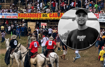John Calle, un joven de 27 años, murió tras ser corneado por un toro en unas corralejas clandestinas de Caucasia, Antioquia. Fotos: cortesía.
