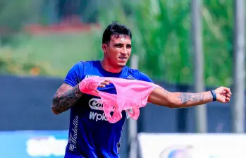 El futbolista antioqueño David Loaiza, de 32 años, jugó con el Medellín entre 2021 y septiembre del 2023, cuando fue suspendido por Conmebol. Foto: Juan Antonio Sánchez