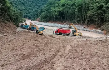 Vías del Suroeste afectadas por las lluvias y los derrumbes. FOTO: CORTESÍA