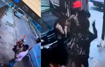 Los falsos domiciliarios irrumpieron en la vivienda con la escusa de entregar un arreglo floral. FOTO CAPTURA DE PANTALLA