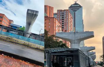 Las estaciones luego serán demolidas y reconstruidas en un punto distinto. No compartirán infraestructura con el Metro de Bogotá. FOTOS: Cortesía
