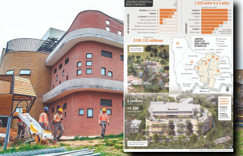 Los jardines también tienen espacios multipropósitos destinados para el uso comunitario. Foto: Alcaldía de Medellín