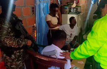 Este es el momento de la captura del señalado disidente. FOTO CORTESÍA