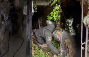 En el operativo de recuperación, encontraron túneles ilegales a minas formales en operación. Fotos: captura de video.