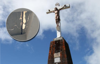 El monumento histórico tiene diversa fracturas que deberán ser atendidas. Fotos: cortesía y Fundación Julio C. Hernández.