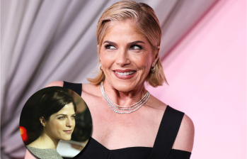 Adelante, cómo se veía Selma Blair cuando actuó en Legalmente Rubia. Atrás, foto reciente de la actriz. Fotos: AFP.