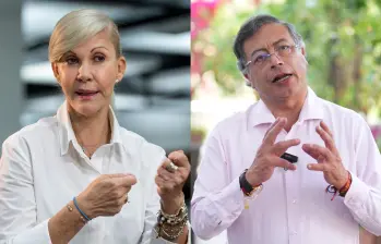 Gobernadora del Valle Dilian Francisca Toro y el presidente Gustavo Petro nuevamente enfrentados. Foto: Camilo Suárez y Presidencia