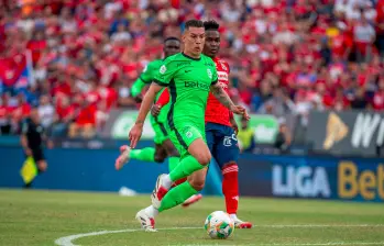 Matheus Uribe espera ser protagonista del clásico frente al DIM. FOTO JUAN ANTONIO SÁNCHEZ