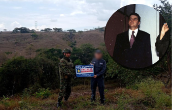 La inmensa hacienda La Porcelana, en Sonsón, habría sido adquirida inicialmente con recursos de “Pacho” Herrera (adelante), capo del Cartel de Cali. Fotos: cortesía y archivo Colprensa.