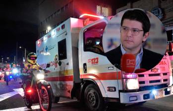 El momento en el que el precandidato presidencial por el Centro Democrático participó esta semana en la convención de Asobancaria. FOTO cortesía
