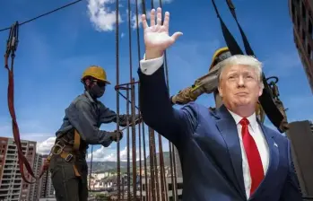 Aunque el discurso de Trump siga hablando de muros y deportaciones, la realidad en los campos agrícolas parece estar dictando otra lógica: sin migrantes, no hay cosecha en Estados Unidos. FOTO: AFP y Colprensa.