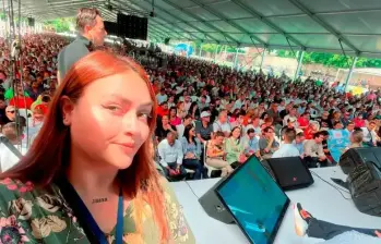 La creadora de contenido aseguró en reiteradas ocasiones que había renunciado a la entidad. FOTO: REDES SOCIALES DE LALIS.