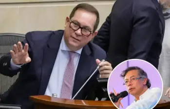 Lidio García defendió la soberanía del Congreso y rechazó la petición de enviar reportes de inasistencia al Consejo de Estado, calificando la movida como un exceso en las atribuciones del mandatario. FOTOS: COLPRENSA.