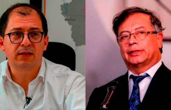 El fiscal general Francisco Barbosa y el presidente Gustavo Petro han sostenido múltiples choques en el útlimo año. FOTO: CORTESÍA