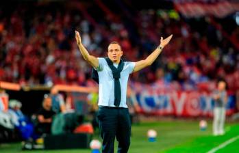 El entrenador Alejandro Restrepo confía en que su equipo puede ser finalista en la Copa Betplay. De ganarla, aseguraría cupo en la Sudamericana 2025. FOTO: CAMILO SUÁREZ