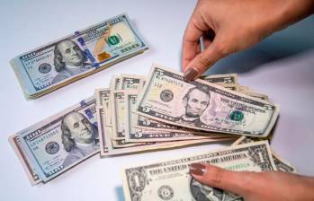El dólar sigue por encima de los $3.900. Foto EL COLOMBIANO. 