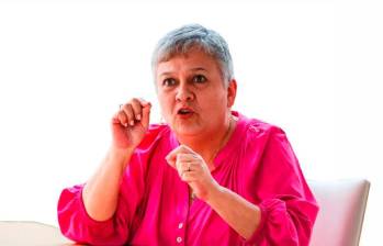 Luz María Múnera, ahora viceministra de Poblaciones y Territorios Excluidos. FOTO: EL COLOMBIANO