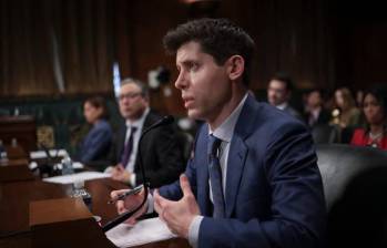 El exCEO de OpenAI, Sam Altman, fue despedido la semana pasada por la junta directiva de la empresa. FOTO: AFP
