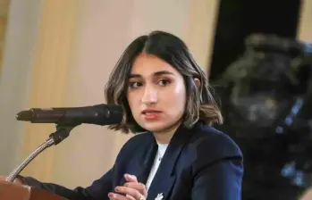 La canciller Laura Sarabia fue en reemplazo del presidente Gustavo Petro a la décima Cumbre de Jefes de Estado y Gobierno de la Asociación de Estados del Caribe (AEC). FOTO: Colprensa