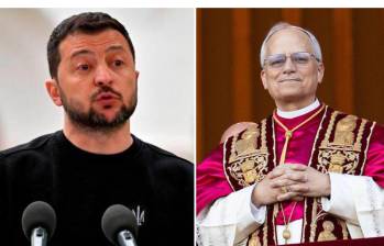 León XIV hizo un llamado a la paz en Ucrania y Gaza, en su primera oración dominical el pasado 11 de mayo. El presidente ucraniano, Volodímir Zelenski, había dicho que esperaba que el Vaticano siguiera apoyando “moralmente y espiritualmente” a Kiev tras la elección del nuevo pontífice. FOTO: AFP | Xinhua