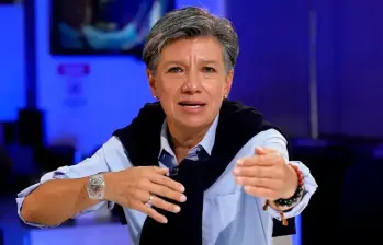 La candidata presidencial criticó la participación de funcionarios públicos en política y pidió mayor transparencia en el proceso electoral. FOTO: CAMILO SUÁREZ.