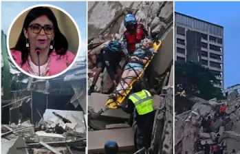 “Permiso para salvar vidas”: rescatistas esperan autorización para ingresar a la zona del desastre en La Guaira. Foto: Getty y AFP