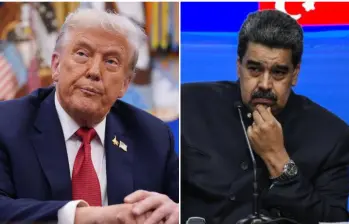 El presidente estadounidense Donald Trump habló sobre Venezuela en medio del despliegue militar en el Caribe. FOTO: GETTY