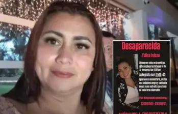 Identificaron a dos hombres detenidos por el caso de Yulixa Consuelo Toloza, desaparecida en Bogotá. FOTO: Tomada de redes sociales 
