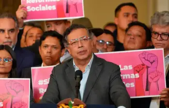 La Mesa de Empleo y Productividad expresó su rechazo al llamado del presidente Gustavo Petro a convocar movilizaciones ciudadanas. Foto: Presidencia