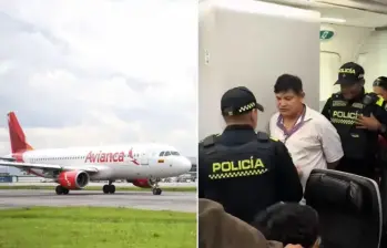 César Augusto Rodríguez entregó su testimonio sobre lo ocurrido en un vuelo de Avianca Bogotá-Madrid. FOTOS: Colprensa - captura de video 