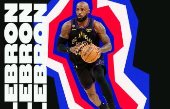 Con 41 años de edad, LeBron James escribirá un capítulo más de su carrera con los Sixers. FOTO: GETTY