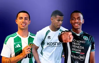 Simón García, Matías Orozco y Juan Arizala son tres llamados a ser parte de las selecciones Colombia en el futuro. FOTOS: Getty