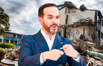 Abelardo de la Espriella destacó los aportes del sector privado para apoyar la recuperación de Cali, el norte del Valle y Buenaventura. FOTO: EL COLOMBIANO