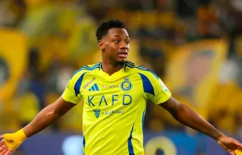 Jhon Jáder Durán, de 21 años, tiene contrato con el Al-Nassr de Arabia Saudita hasta mediados del 2030. FOTO: GETTY