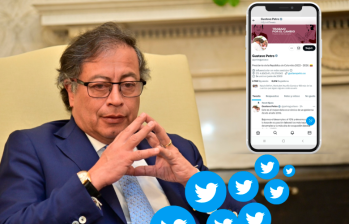 Twitter, ahora conocida también como X, es la red social favorita del presidente Gustavo Petro. FOTO: EL COLOMBIANO Y PRESIDENCIA