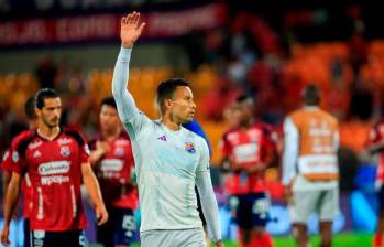 El arquero José Luis Chunga no juega con el Medellín desde noviembre del 2023 por una lesión que sufrió en la rodilla en un partido contra Millonarios. FOTO: Jaime Pérez