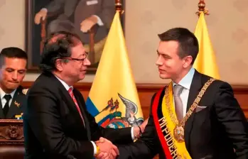 Daniel Noboa le puso aranceles del 30% a Colombia el pasado 21 de enero. FOTO COLPRENSA