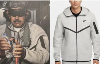 En Estados Unidos bautizaron como “Maduro Fit” la ropa que llevaba puesta el exmandatario venezolano al momento de su arresto el 3 de enero de 2026. FOTO: REDES SOCIALES