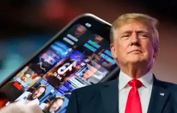 El presidente Donald Trump aseguró que ya tiene un comprador para TikTok. FOTO GETTY. 