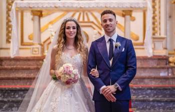 La esposa del fallecido futbolista Diogo Jota publicó imágenes inéditas de su boda, celebrada 11 días antes del fatídico accidente de su pareja. FOTO: INSTAGRAM